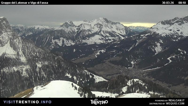 Archiv Foto Webcam Latemar-Gruppe