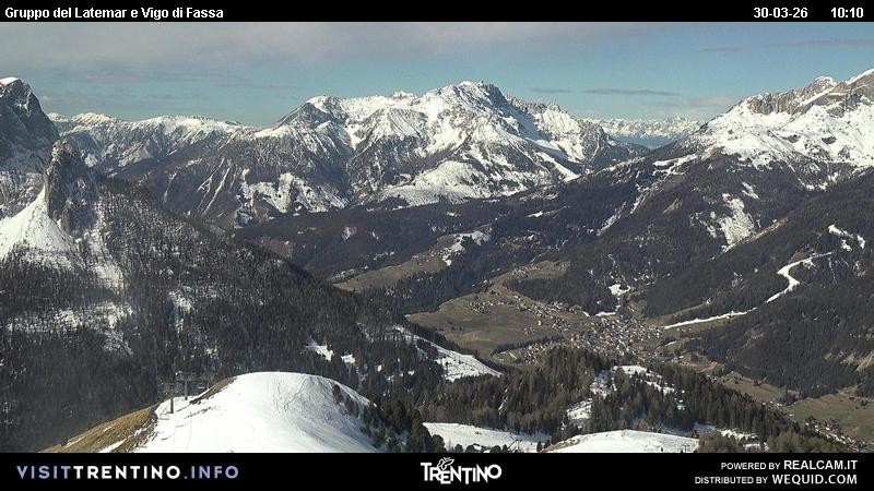 Archiv Foto Webcam Latemar-Gruppe