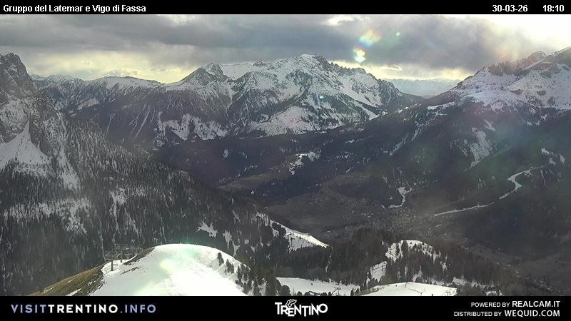 Archiv Foto Webcam Latemar-Gruppe