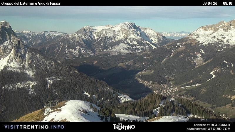 Archiv Foto Webcam Latemar-Gruppe