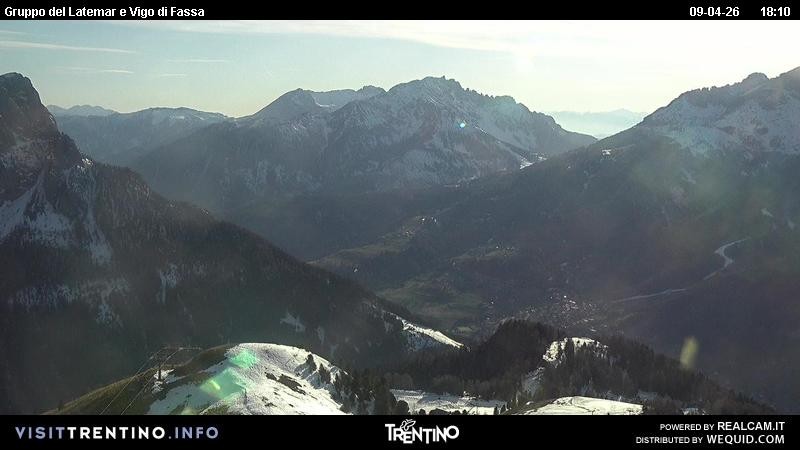 Archiv Foto Webcam Latemar-Gruppe