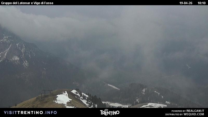 Archived image Webcam Gruppo del Latemar