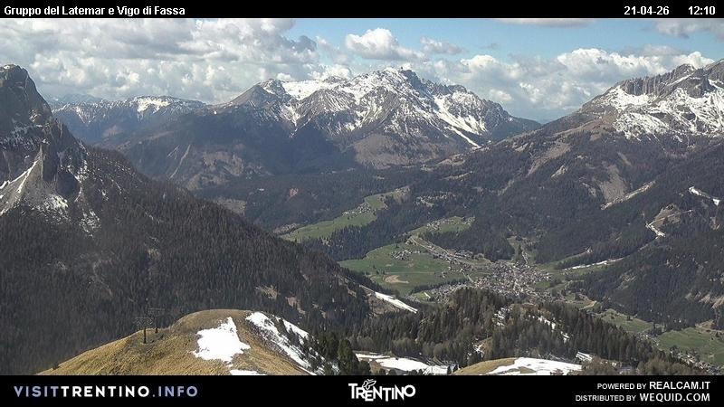 Archiv Foto Webcam Latemar-Gruppe