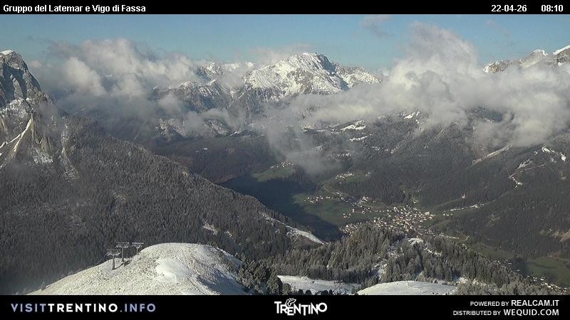 Archived image Webcam Gruppo del Latemar