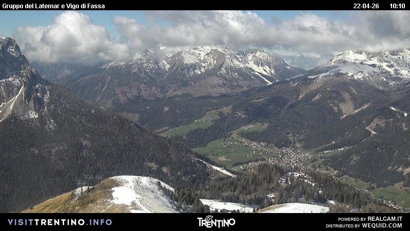 Archived image Webcam Gruppo del Latemar