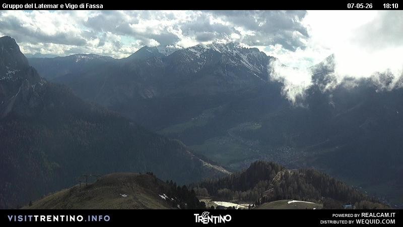 Archiv Foto Webcam Latemar-Gruppe