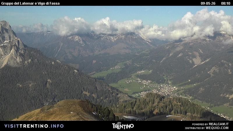 Archiv Foto Webcam Latemar-Gruppe
