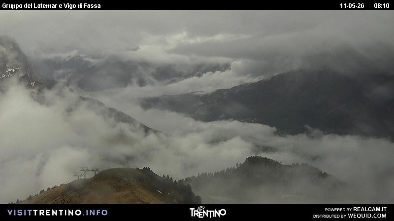 Archiv Foto Webcam Latemar-Gruppe