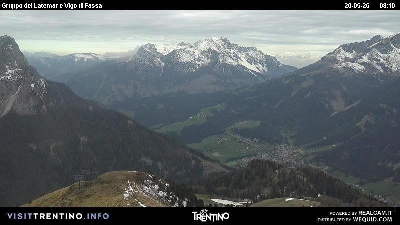 Archived image Webcam Gruppo del Latemar