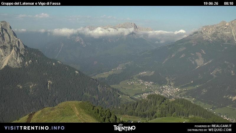 Archived image Webcam Gruppo del Latemar