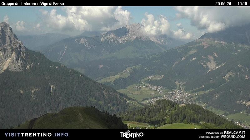 Archived image Webcam Gruppo del Latemar
