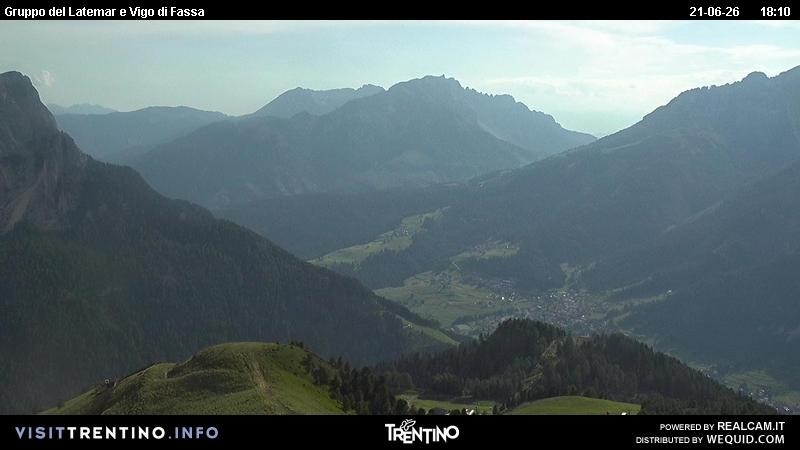 Archiv Foto Webcam Latemar-Gruppe