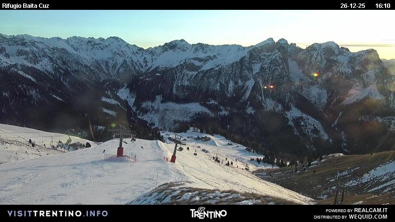 Archiv Foto Webcam Fassatal - Baita de Cruz