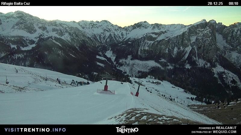 Archiv Foto Webcam Fassatal - Baita de Cruz