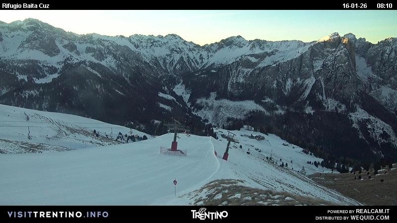 Archiv Foto Webcam Fassatal - Baita de Cruz