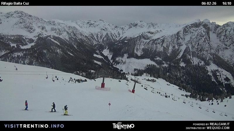 Archiv Foto Webcam Fassatal - Baita de Cruz