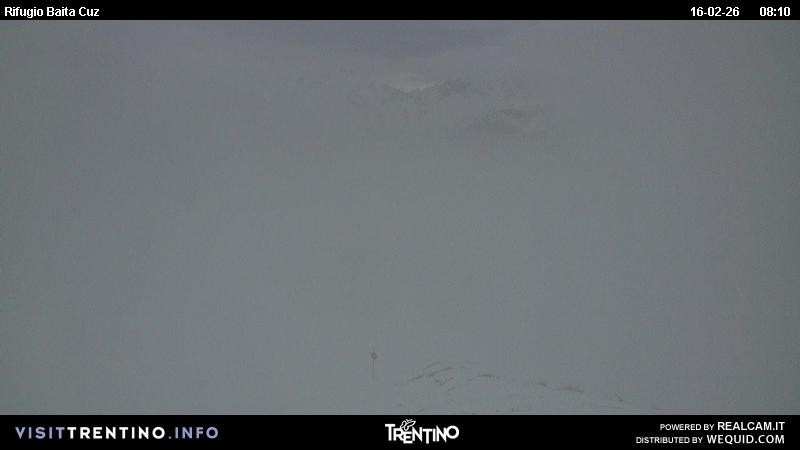 Archived image Webcam Fassatal - mountain hut Baita de Cruz