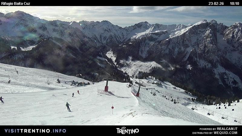 Archiv Foto Webcam Fassatal - Baita de Cruz