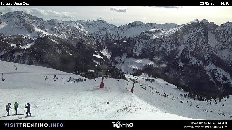 Archiv Foto Webcam Fassatal - Baita de Cruz