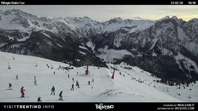 Archiv Foto Webcam Fassatal - Baita de Cruz