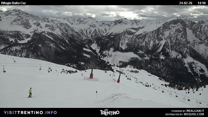 Archiv Foto Webcam Fassatal - Baita de Cruz