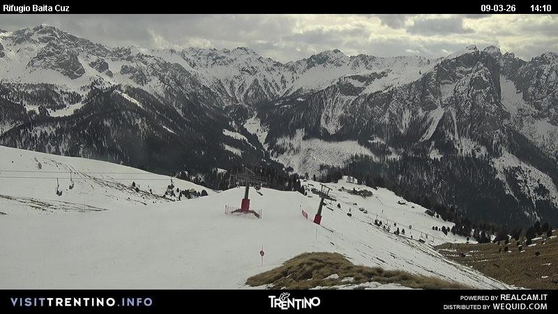 Archiv Foto Webcam Fassatal - Baita de Cruz