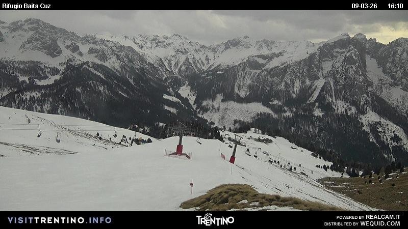 Archiv Foto Webcam Fassatal - Baita de Cruz