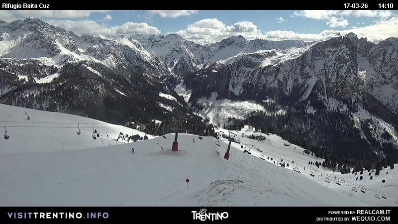 Archiv Foto Webcam Fassatal - Baita de Cruz