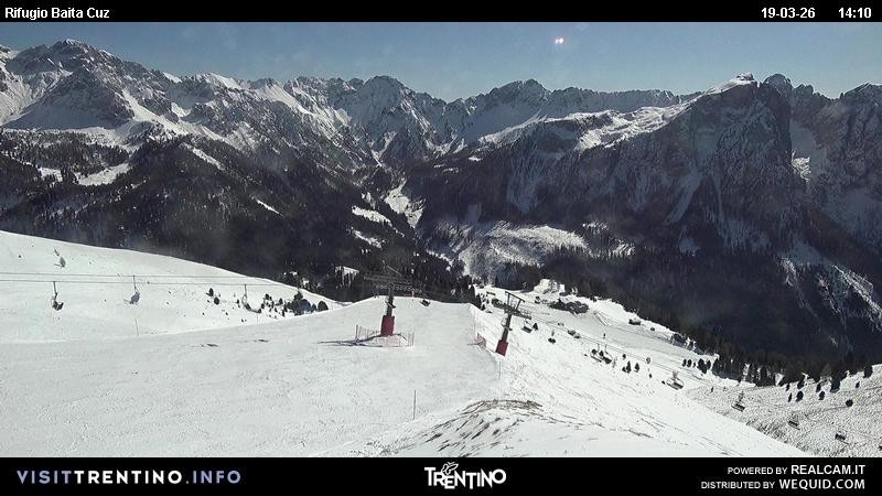 Archiv Foto Webcam Fassatal - Baita de Cruz