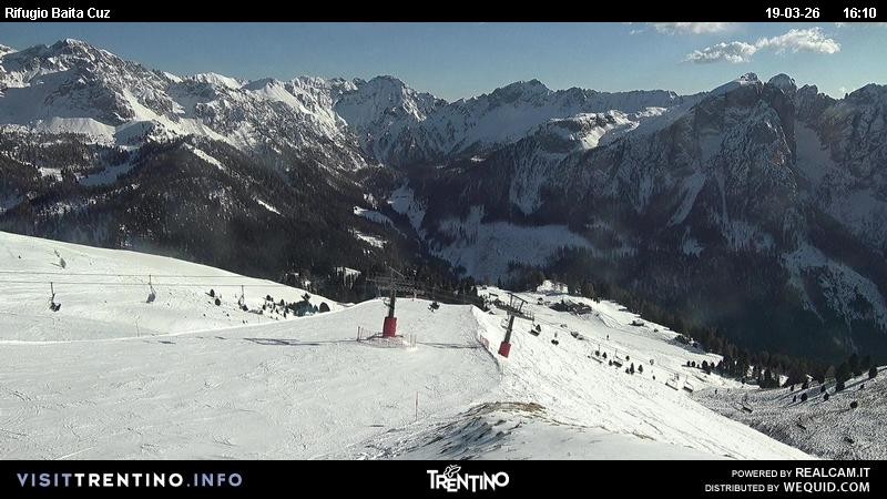 Archiv Foto Webcam Fassatal - Baita de Cruz