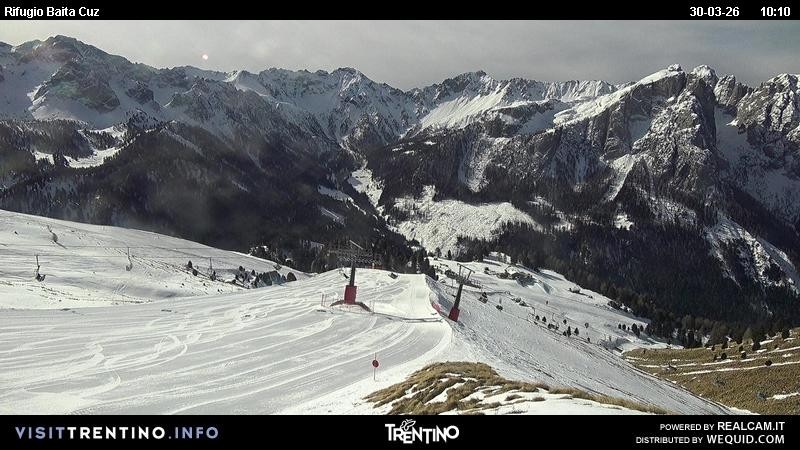 Archiv Foto Webcam Fassatal - Baita de Cruz