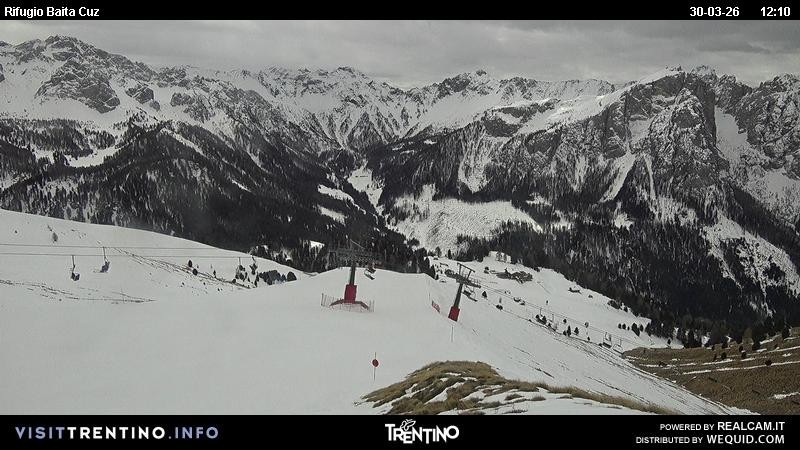 Archiv Foto Webcam Fassatal - Baita de Cruz