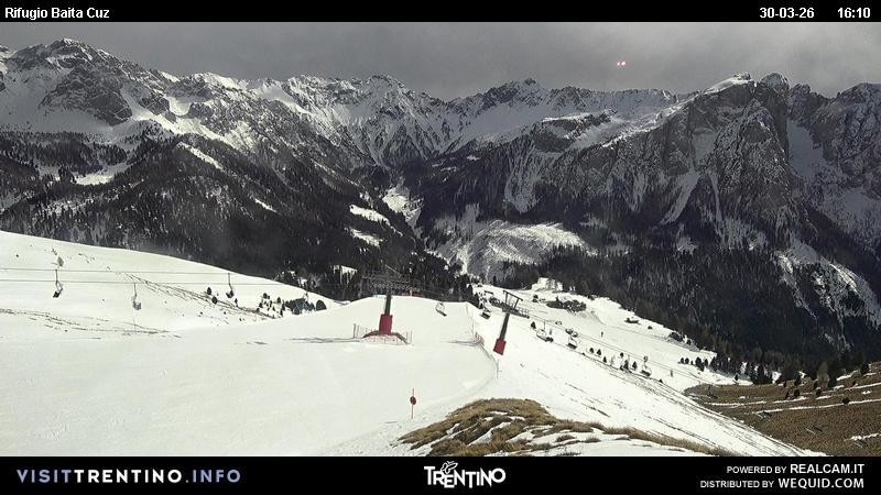 Archiv Foto Webcam Fassatal - Baita de Cruz