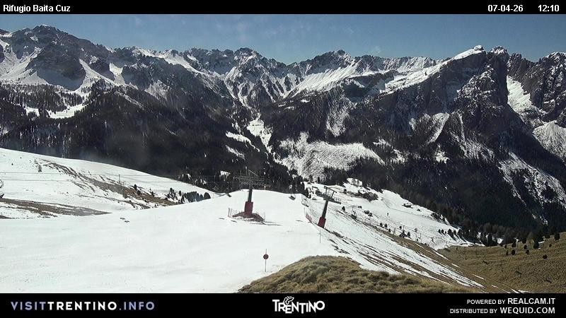 Archiv Foto Webcam Fassatal - Baita de Cruz