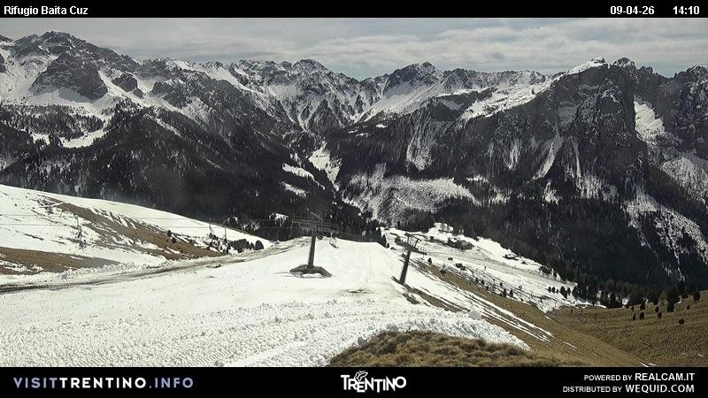 Archiv Foto Webcam Fassatal - Baita de Cruz