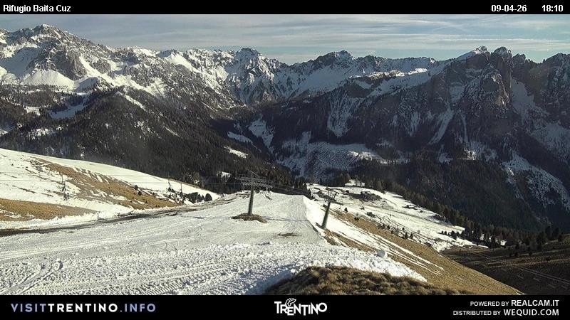 Archiv Foto Webcam Fassatal - Baita de Cruz