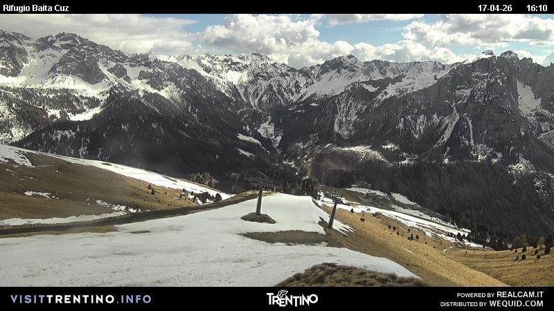 Archiv Foto Webcam Fassatal - Baita de Cruz