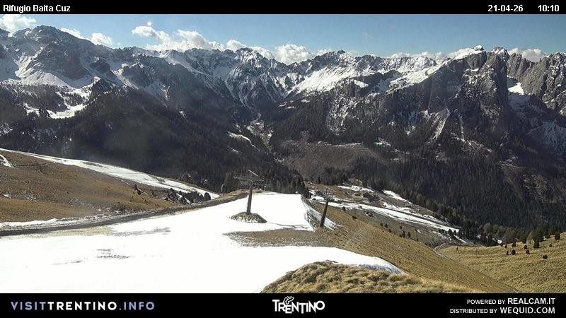 Archiv Foto Webcam Fassatal - Baita de Cruz