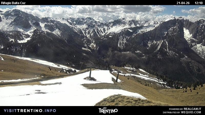 Archiv Foto Webcam Fassatal - Baita de Cruz