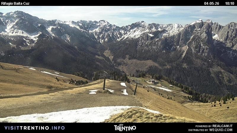 Archiv Foto Webcam Fassatal - Baita de Cruz