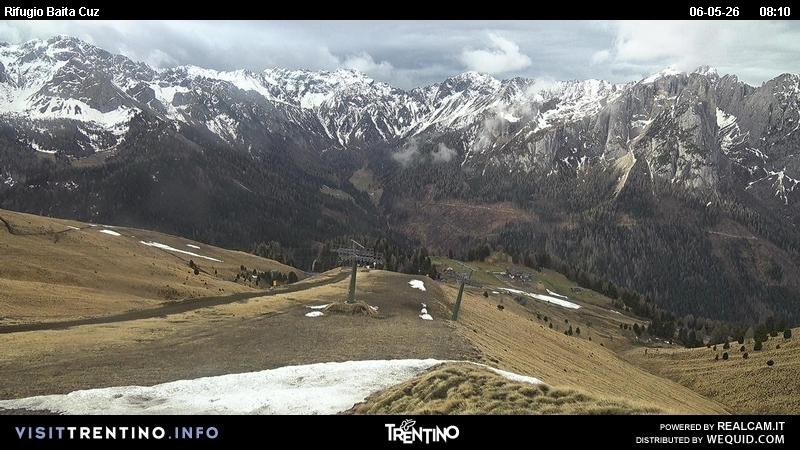 Archiv Foto Webcam Fassatal - Baita de Cruz