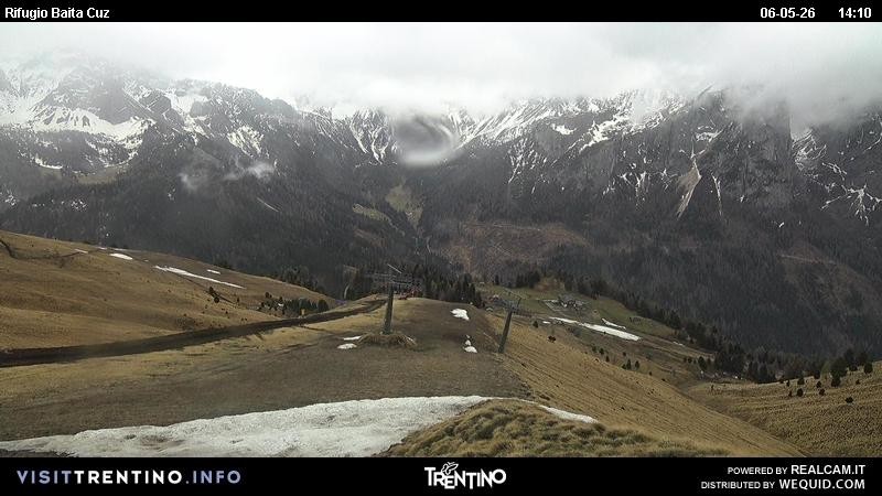 Archiv Foto Webcam Fassatal - Baita de Cruz