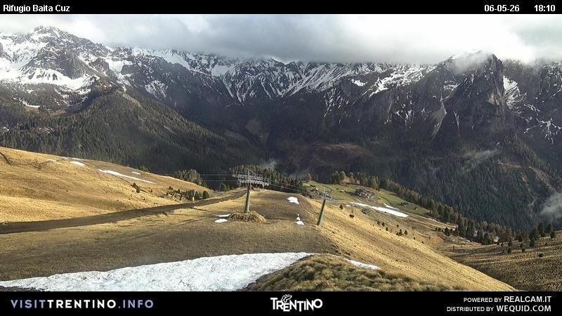Archiv Foto Webcam Fassatal - Baita de Cruz