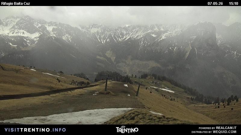 Archiv Foto Webcam Fassatal - Baita de Cruz