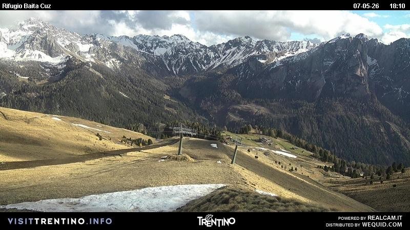 Archiv Foto Webcam Fassatal - Baita de Cruz