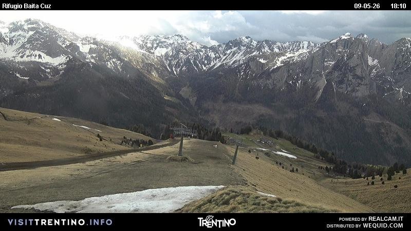 Archiv Foto Webcam Fassatal - Baita de Cruz