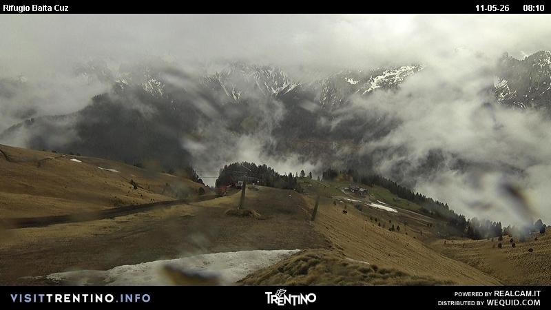 Archiv Foto Webcam Fassatal - Baita de Cruz