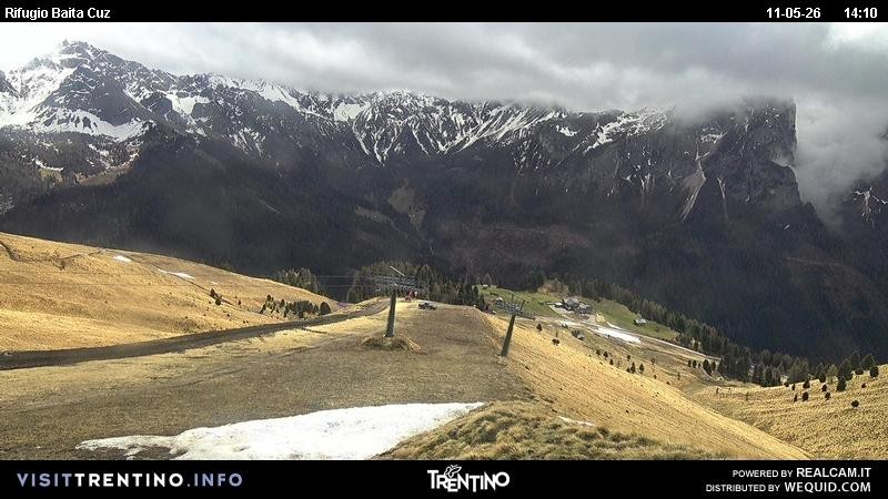 Archiv Foto Webcam Fassatal - Baita de Cruz