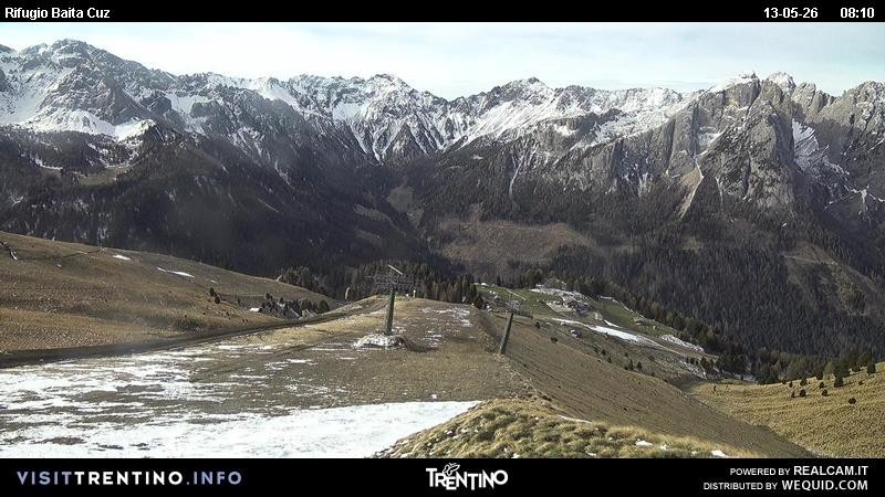 Archiv Foto Webcam Fassatal - Baita de Cruz