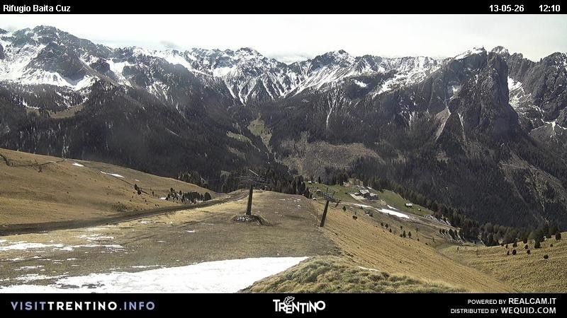 Archiv Foto Webcam Fassatal - Baita de Cruz